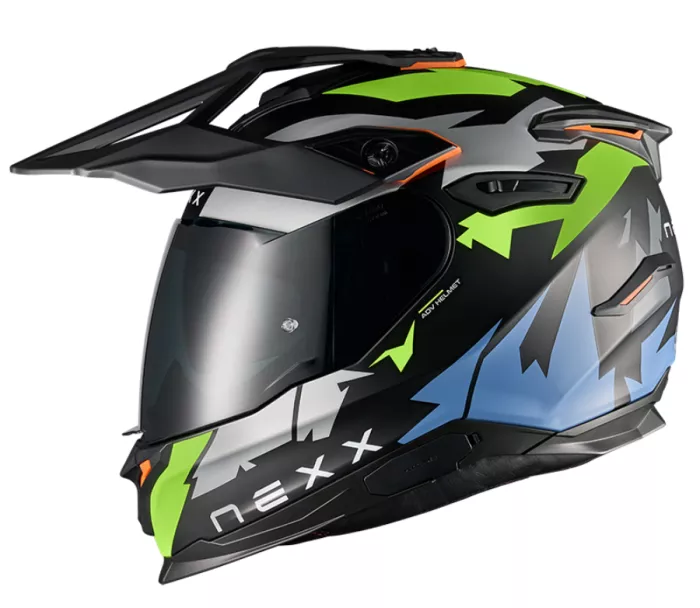 Helma na moto NEXX Y.Travl Primal neon/black MT