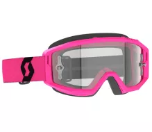 Motokrosové brýle SCOTT Primal clear pink/black clear works