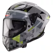 Helma na moto Caberg Drift Evo II Prism grey/black/yellow fluo