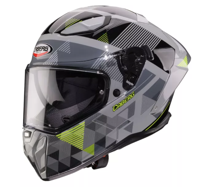 Helma na moto Caberg Drift Evo II Prism grey/black/yellow fluo