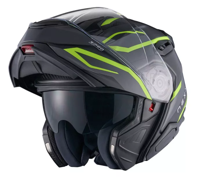 Helma na moto NEXX X.LIFETOUR Pro Mile gray/neon MT