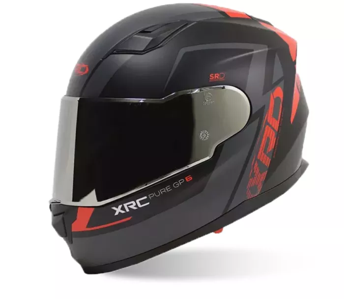 Helma na motorku XRC Pure GP 6 matt black/red