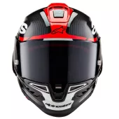 Integrální helma Alpinestars Supertech R10 Element black/carbon bright red/white gloss