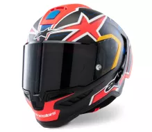 Integrální helma Alpinestars Supertech R10 Miller carbon/red matt