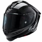 Helma na moto Alpinestars Supertech R10 Solid black carbon matt/glossy