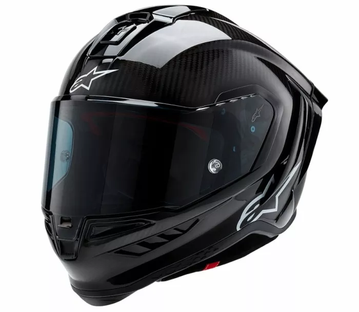 Helma na moto Alpinestars Supertech R10 Solid black carbon matt/glossy