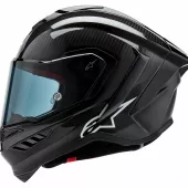 Helma na moto Alpinestars Supertech R10 Solid black carbon matt/glossy