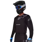 Motokrosový dres Alpinestars Racer Graphite black/grey