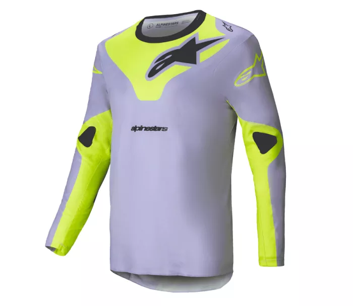 Motokrosový dres Alpinestars Racer Veil grey/yellow fluo