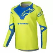 Dětský dres Alpinestars Racer Veil yellow fluo/blue