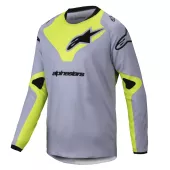 Dětský dres Alpinestars Racer Veil grey/yellow fluo