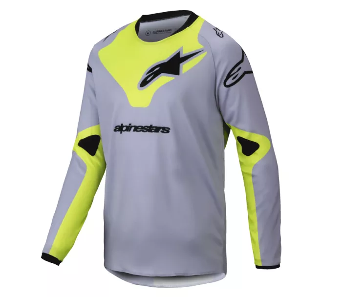 Dětský dres Alpinestars Racer Veil grey/yellow fluo