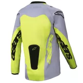 Dětský dres Alpinestars Racer Veil grey/yellow fluo