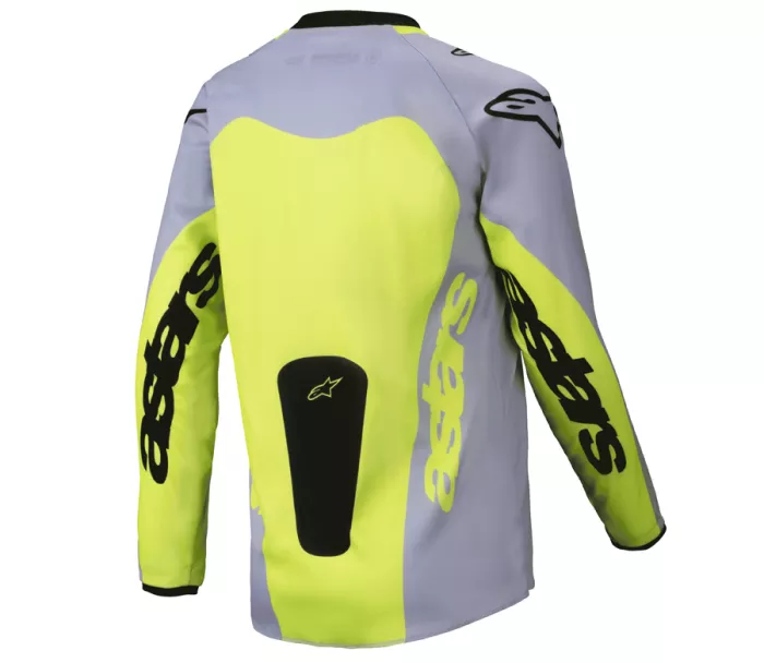 Dětský dres Alpinestars Racer Veil grey/yellow fluo