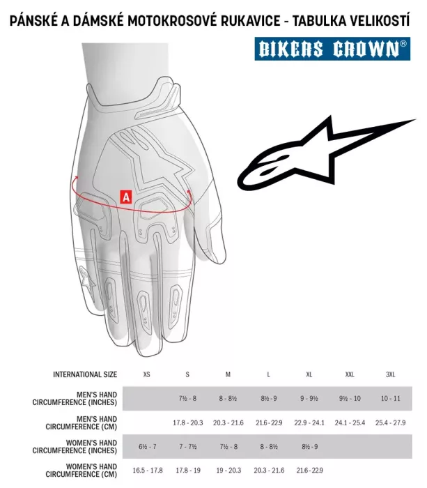 Alpinestars 356 1823 411 Radar M glove orange/black