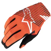 Motokrosové rukavice Alpinestars Radar Pro hot orange