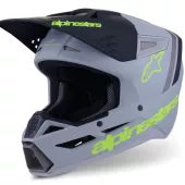 Alpinestars SM3 Radium grey/black/yellow matt helmet