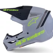 Alpinestars SM3 Radium grey/black/yellow matt helmet