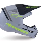 Alpinestars SM3 Radium grey/black/yellow matt helmet