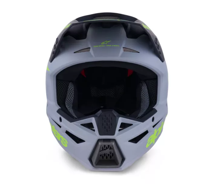 Alpinestars SM3 Radium grey/black/yellow matt helmet
