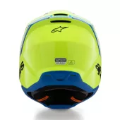 Dětská helma Alpinestars SM3 Youth Radium yellow/black/blue glossy
