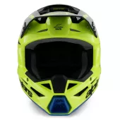 Dětská helma Alpinestars SM3 Youth Radium yellow/black/blue glossy