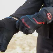 Rukavice na moto Nazran Resort 2.0 WTP black/red