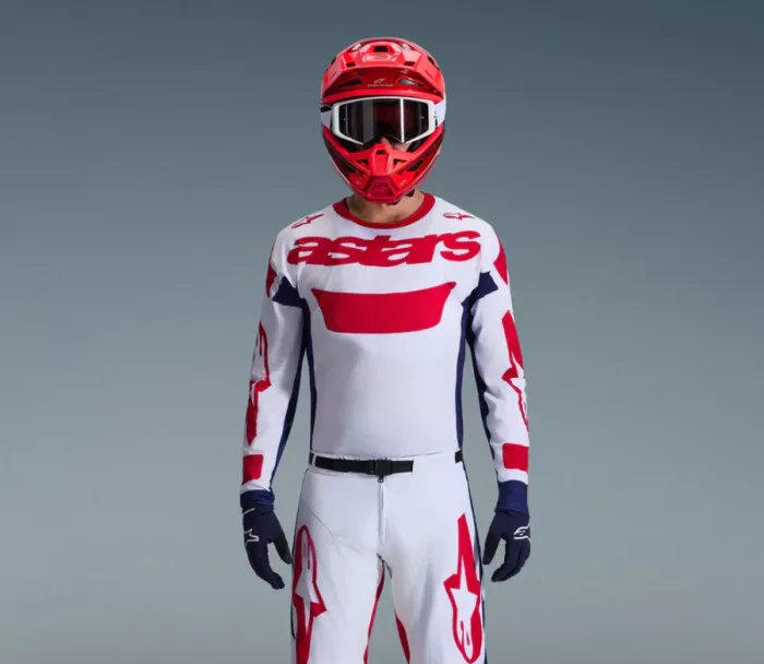 Alpinestars Racer Riway white/blue/red vel. M
