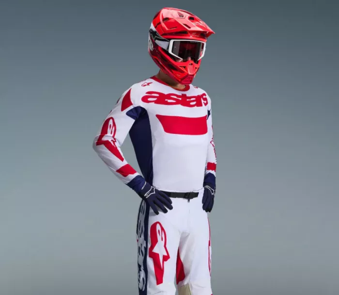 Alpinestars Racer Riway white/blue/red vel. M