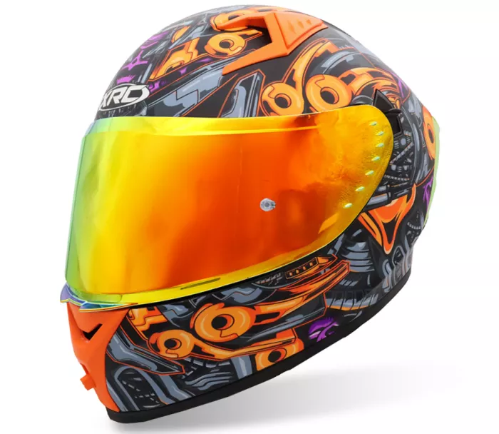 Integrální helma XRC ROBOTTO orange