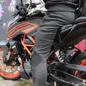 Tepláky na moto Trilobite Rovani monolayer black