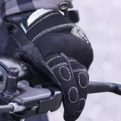 Dámské rukavice na motorku Trilobite Parado black