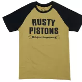 Tričko Rusty Pistons RPTSM83 Burney beige/blue