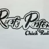 Dámské tričko Rusty Pistons RPTSW46 Nocatee Chick Rulez 3/4 white/black