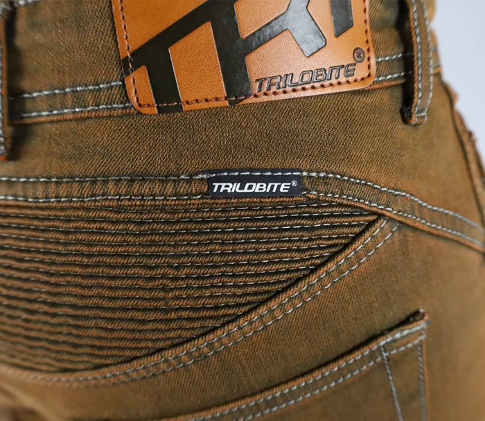 Trilobite Parado doublelayer AAA slim fit men jeans rusty brown level 2 (Prodloužené)