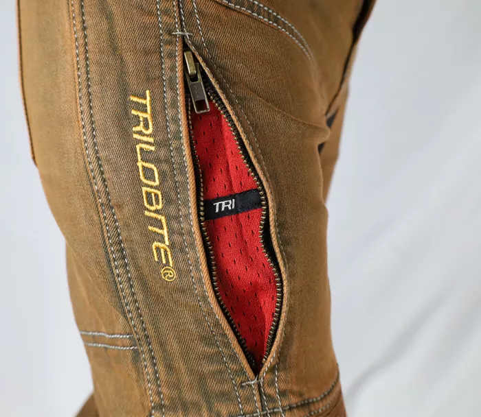 Trilobite Parado doublelayer AAA slim fit men jeans rusty brown level 2 (Prodloužené)