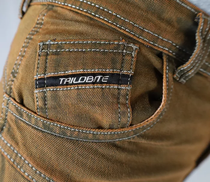 Trilobite Parado doublelayer AAA slim fit men jeans rusty brown level 2 (Prodloužené)