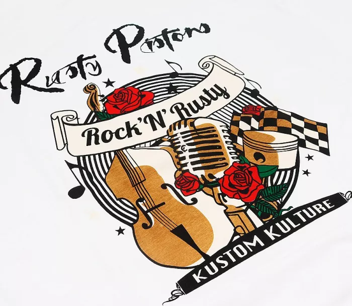 Dámské tričko Rusty Pistons RPTSW44 Nocatee Rock'N'Rusty white/black