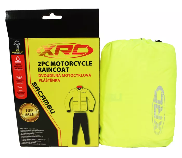 Pláštěnka XRC Sacambu black/yellow fluo 2pc