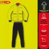 Pláštěnka XRC Sacambu black/yellow fluo 2pc