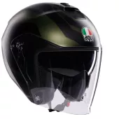 Otevřená helma AGV IRIDES E2206 SAKAI MATT GREEN/BLACK