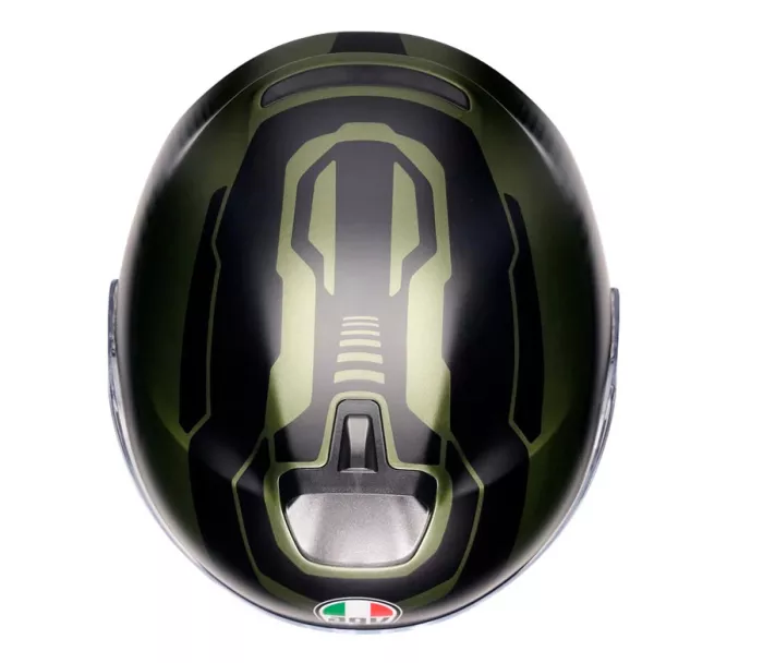 Otevřená helma AGV IRIDES E2206 SAKAI MATT GREEN/BLACK