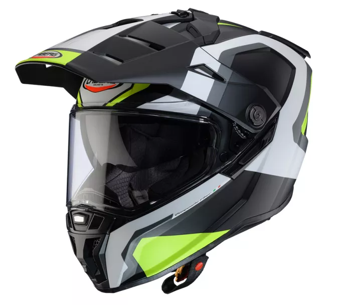 Adventure helma Caberg Tanami Scram matt black/grey/yellow fluo