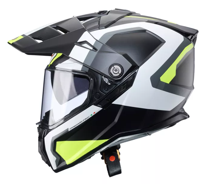 Adventure helma Caberg Tanami Scram matt black/grey/yellow fluo