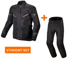 Výhodný set: Bunda Macna Sonar black pánská + Kalhoty Forge black pánské