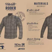 Výhodný set: Kevlarová košile Trilobite Roder Tech-Air pánská + Alpinestars Tech-Air 5 vesta