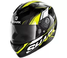 Helma na moto Shark HE0533E KYW Ridill 1.2 Phaz Black/Yellow vel. L