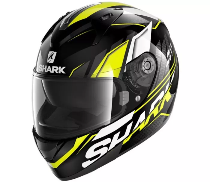 Helma na moto Shark KYW Ridill 1.2 Phaz Black/Yellow