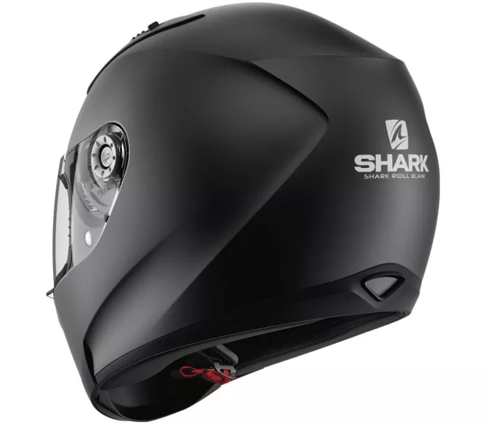 Helma na moto Shark KMA RIDILL BLANK Mat Black