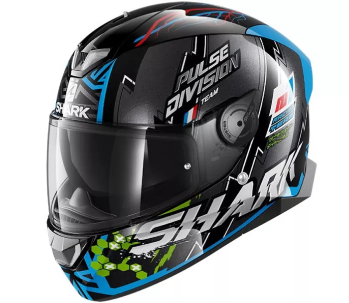 Helma na moto Shark KBG Skwal 2 Noxxys Black Blue Green